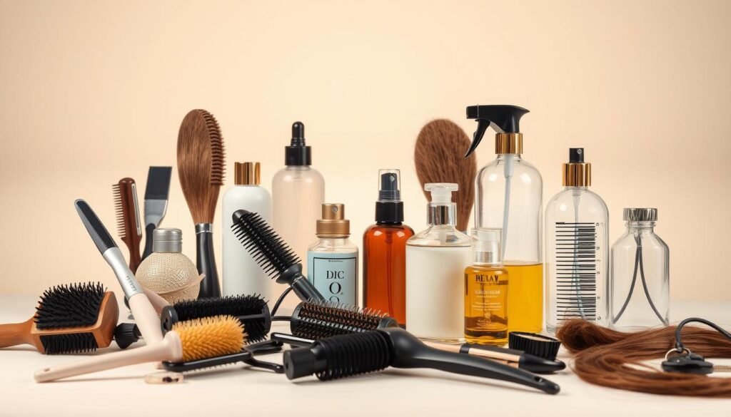 hair extension care tools