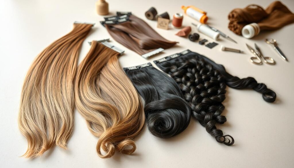 hair extension materials hair extension materials
