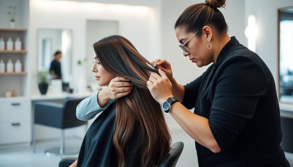 mobile hair extension specialist