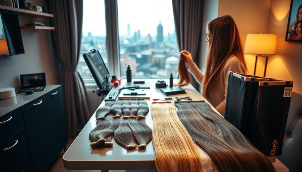 mobile hair extensions london