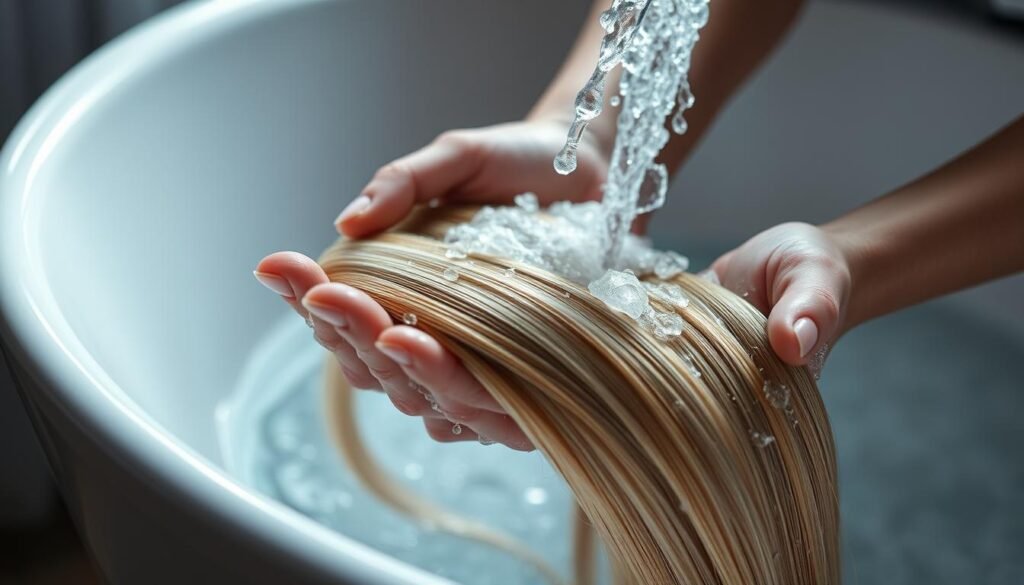 washing italian hair extensions